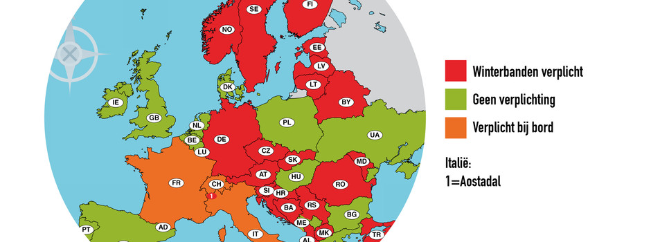 Geen banden wisselen? Hier moet het.